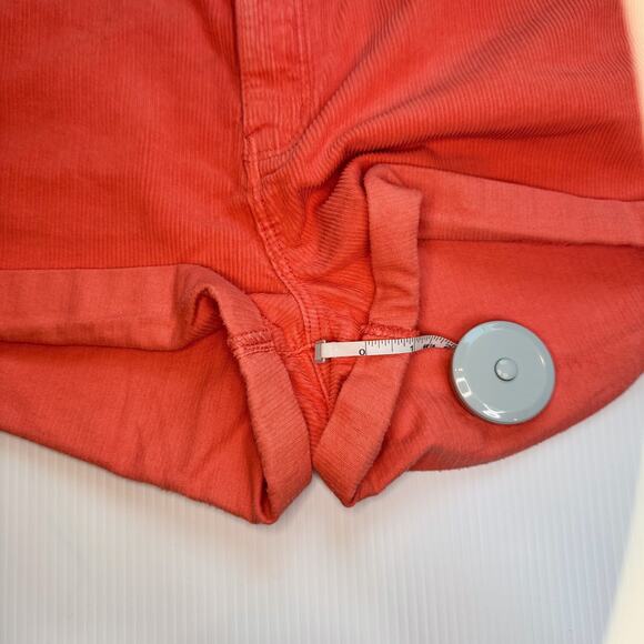 Rolla’s Dusters Corduroy High Rise Slim Shorts Orange Red Women’s 30 90s Retro - Picture 5 of 16